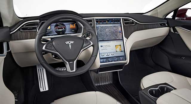 Tesla Model S İç Dizayn