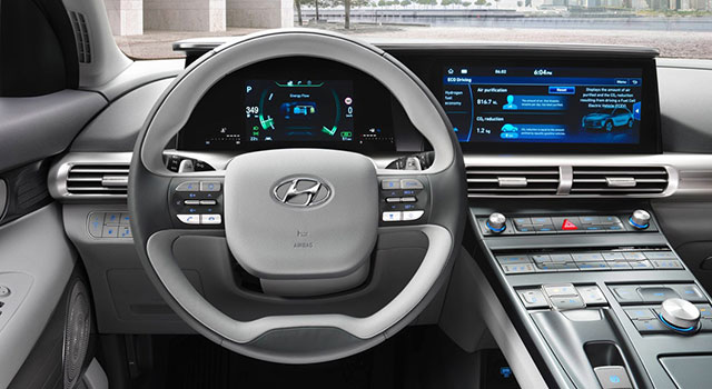 Hyundai Nexo Fuel Cell İç Dizayn