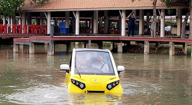 Sel Baskınlarına Dayanaklı Yüzebilen Elektrikli Araba: FOMM One
